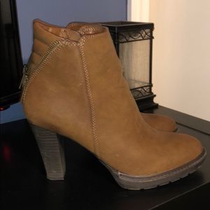 Brown ankle boots